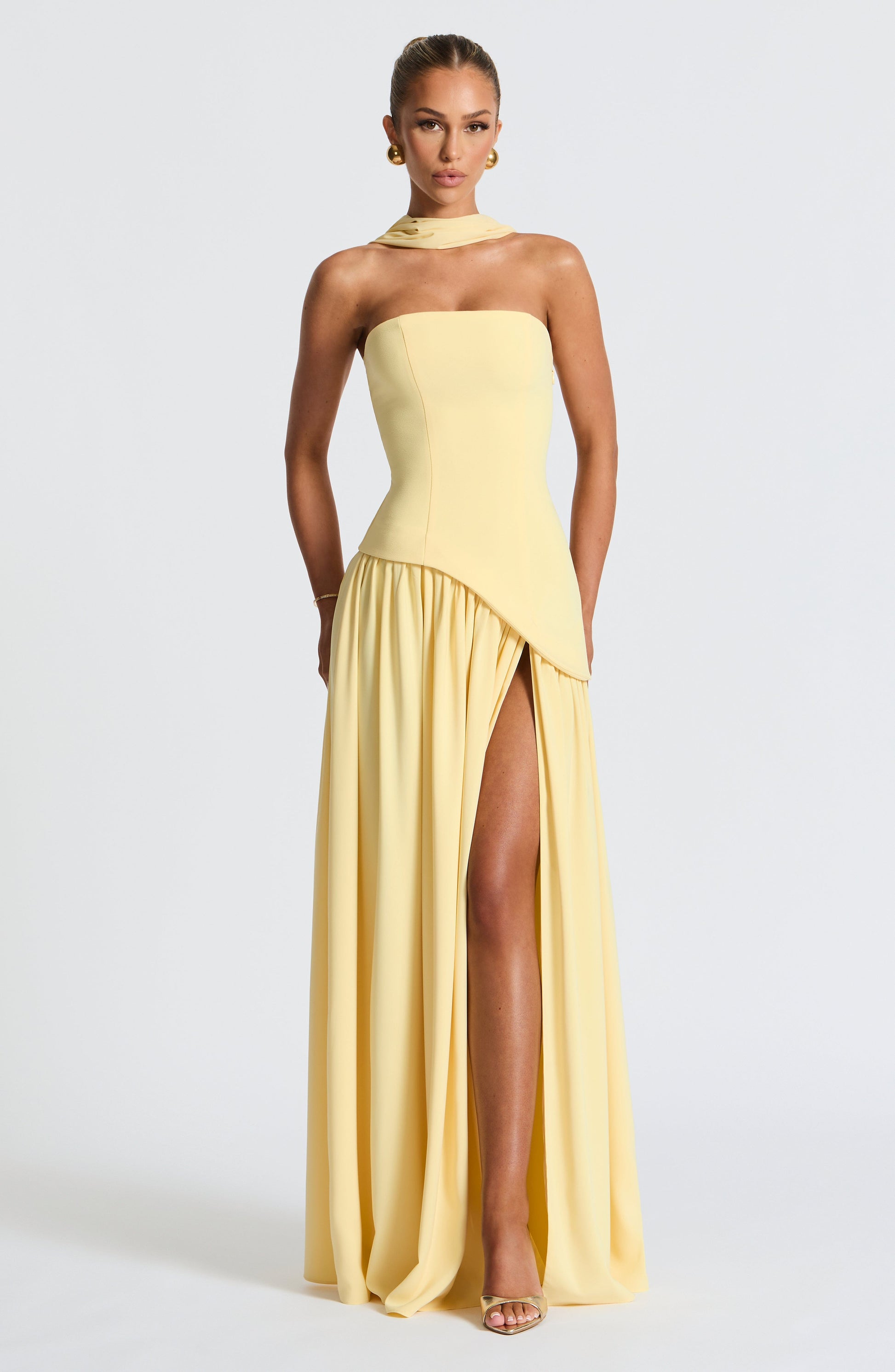 Maliyah Maxi Dress Lemon