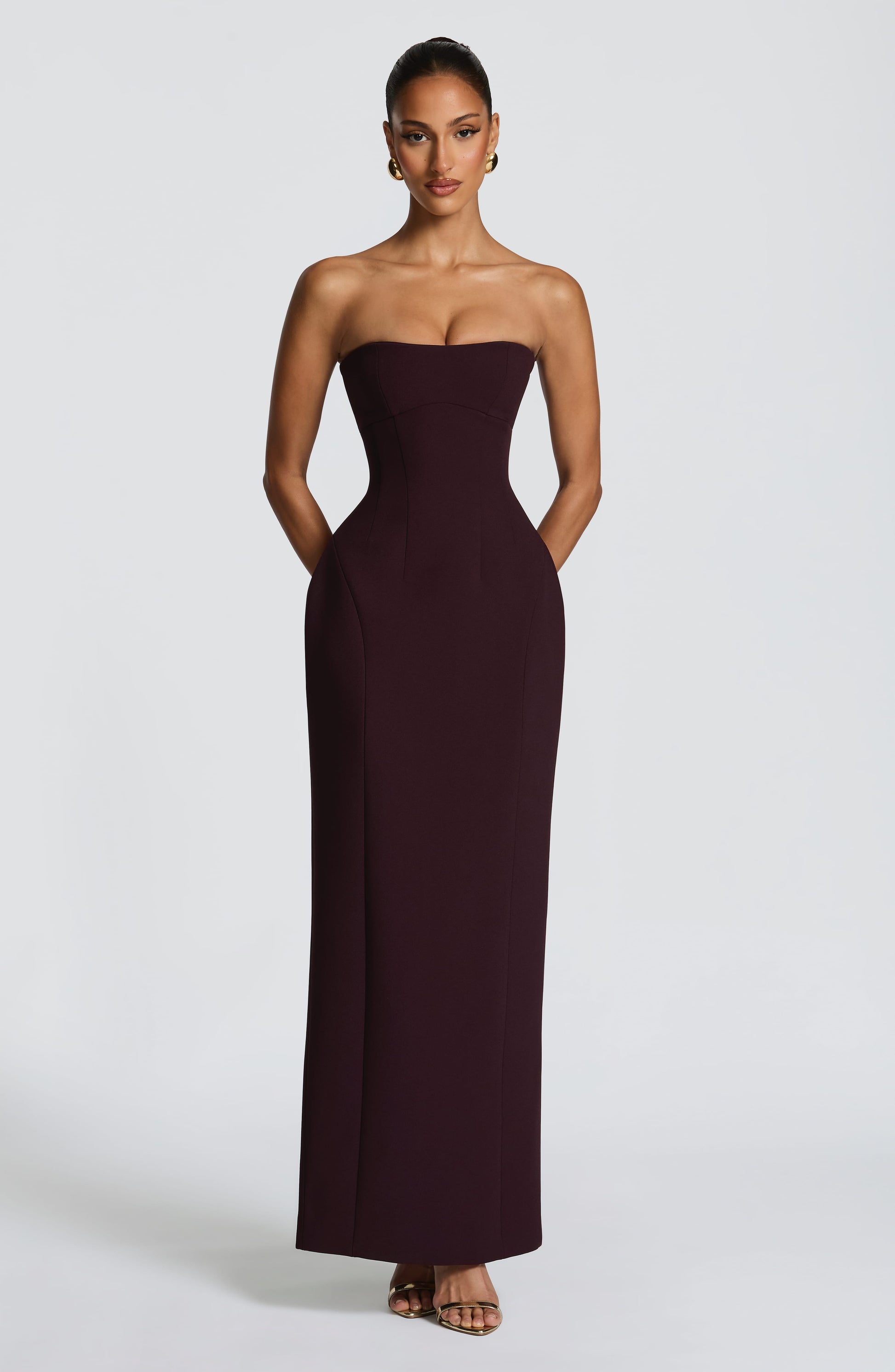 Manon Maxi Dress Plum