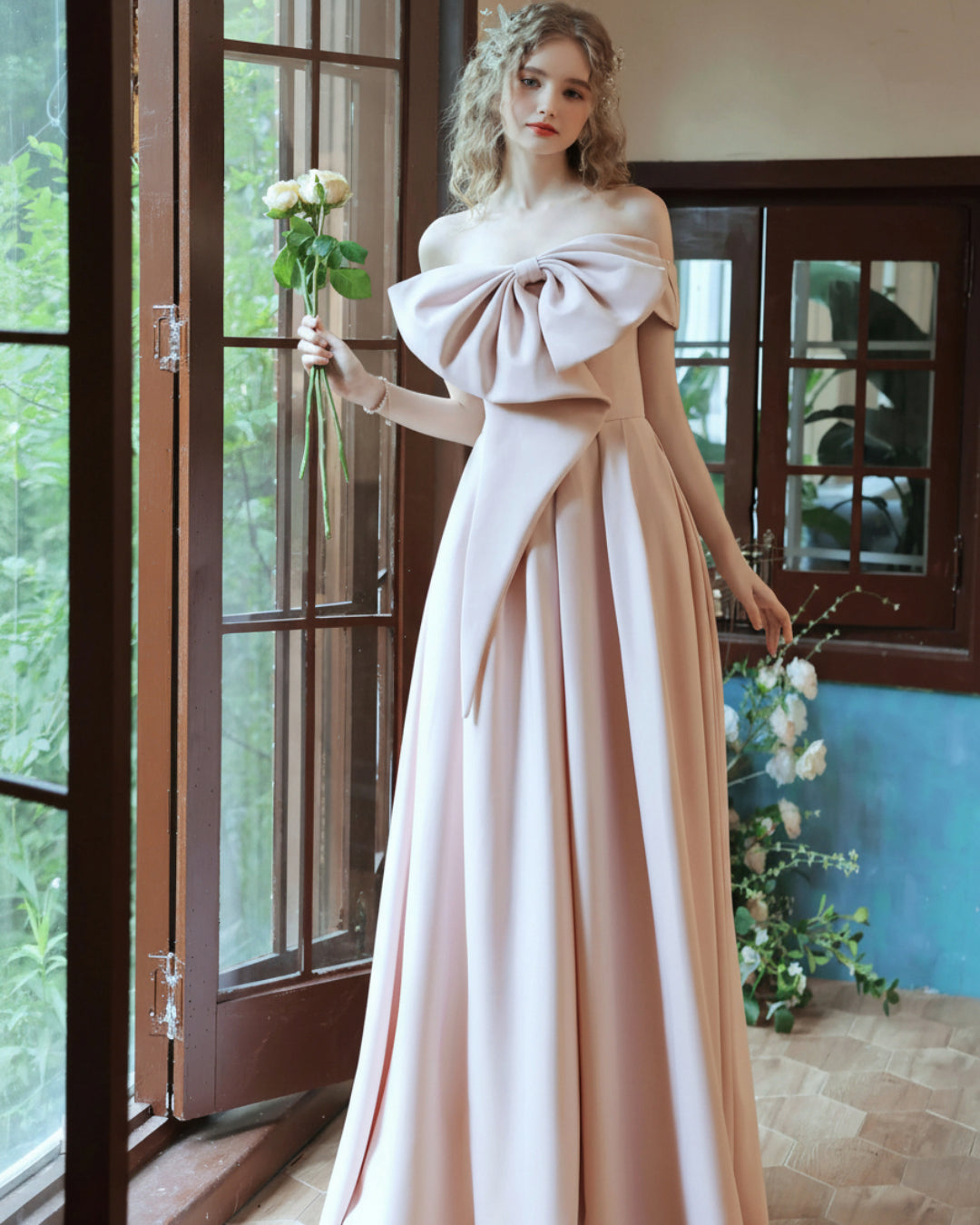 Marcella Maxi Dress Blush Pink