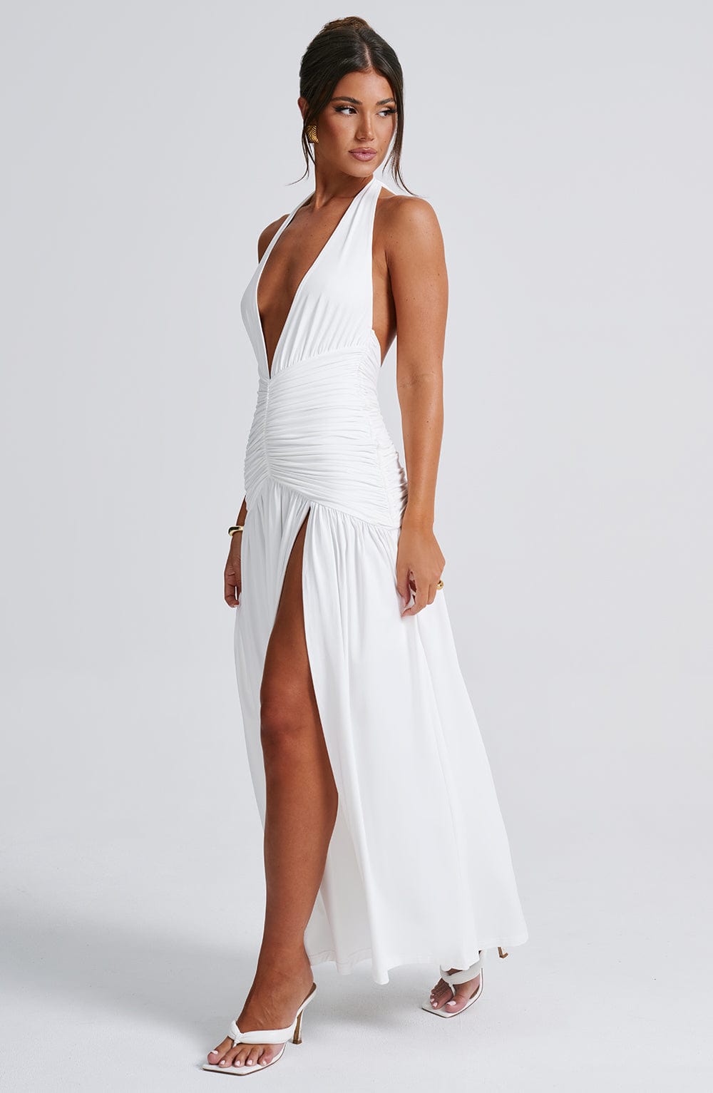 Melania Maxi Dress White