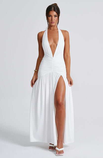 Melania Maxi Dress White