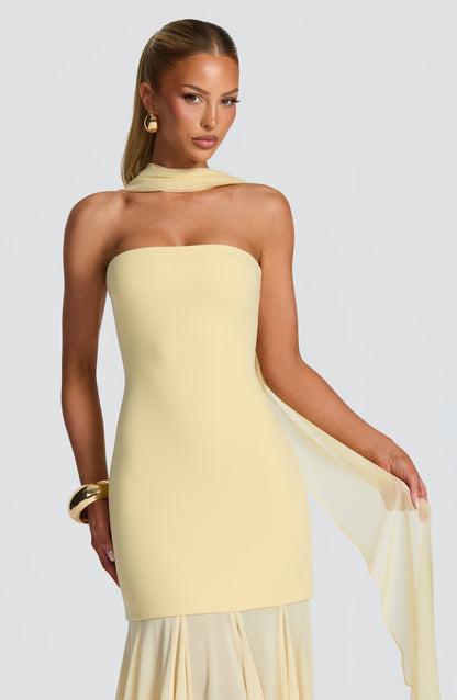 Merritt Gown Lemon