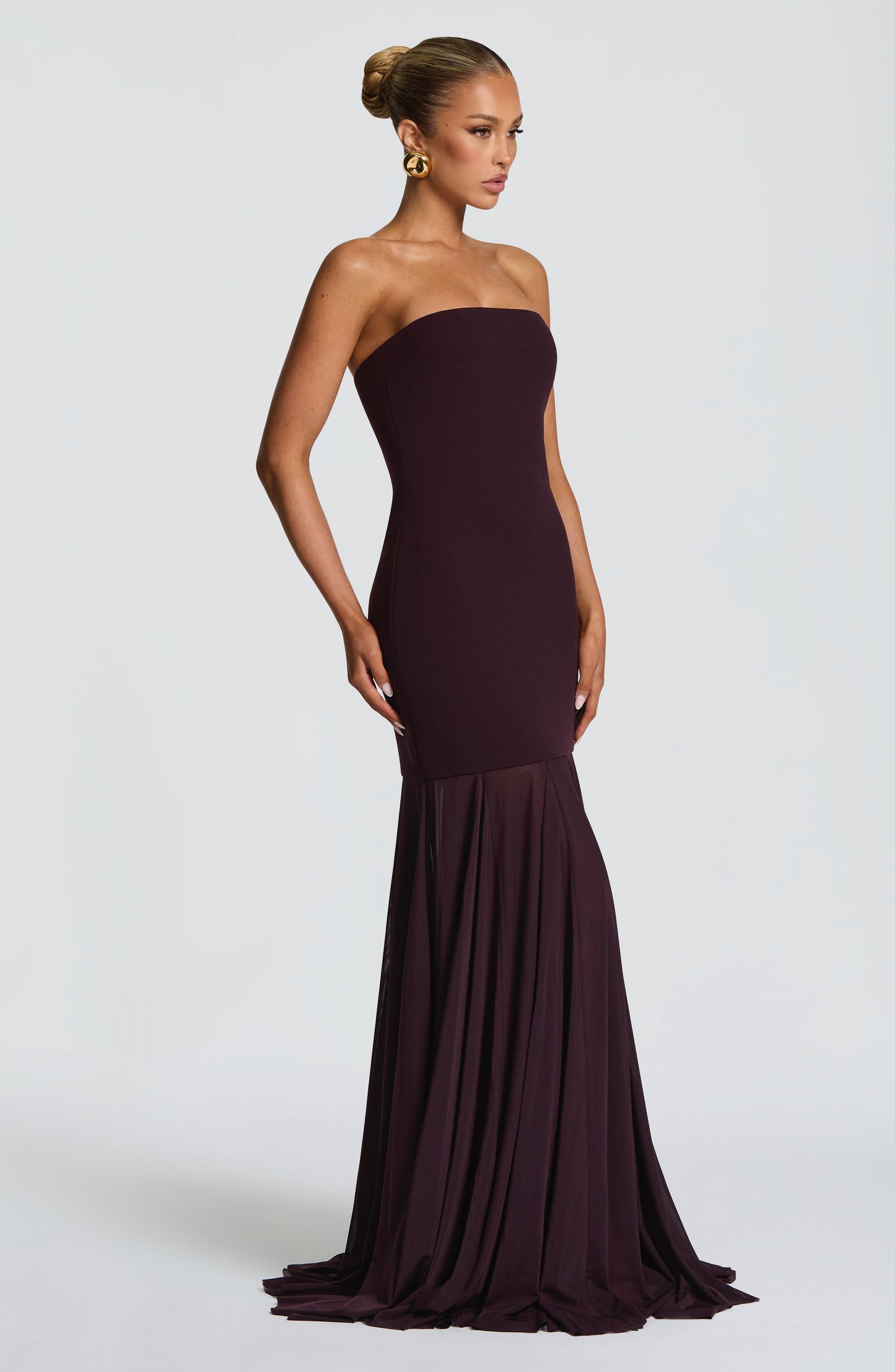 Merritt Gown Plum