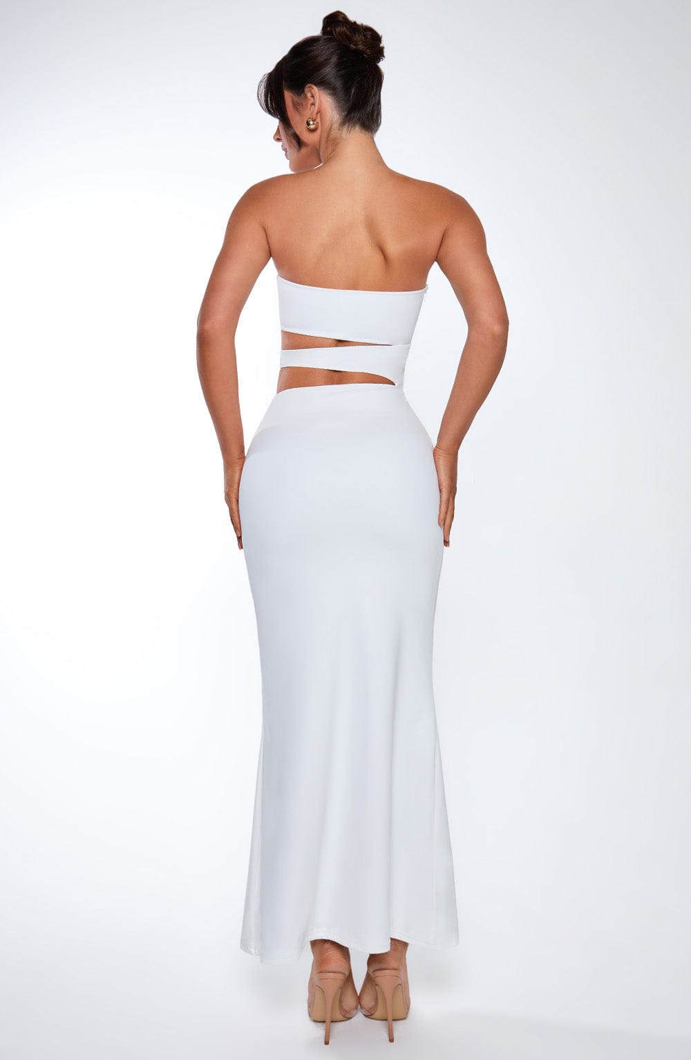 Milia Maxi Dress White