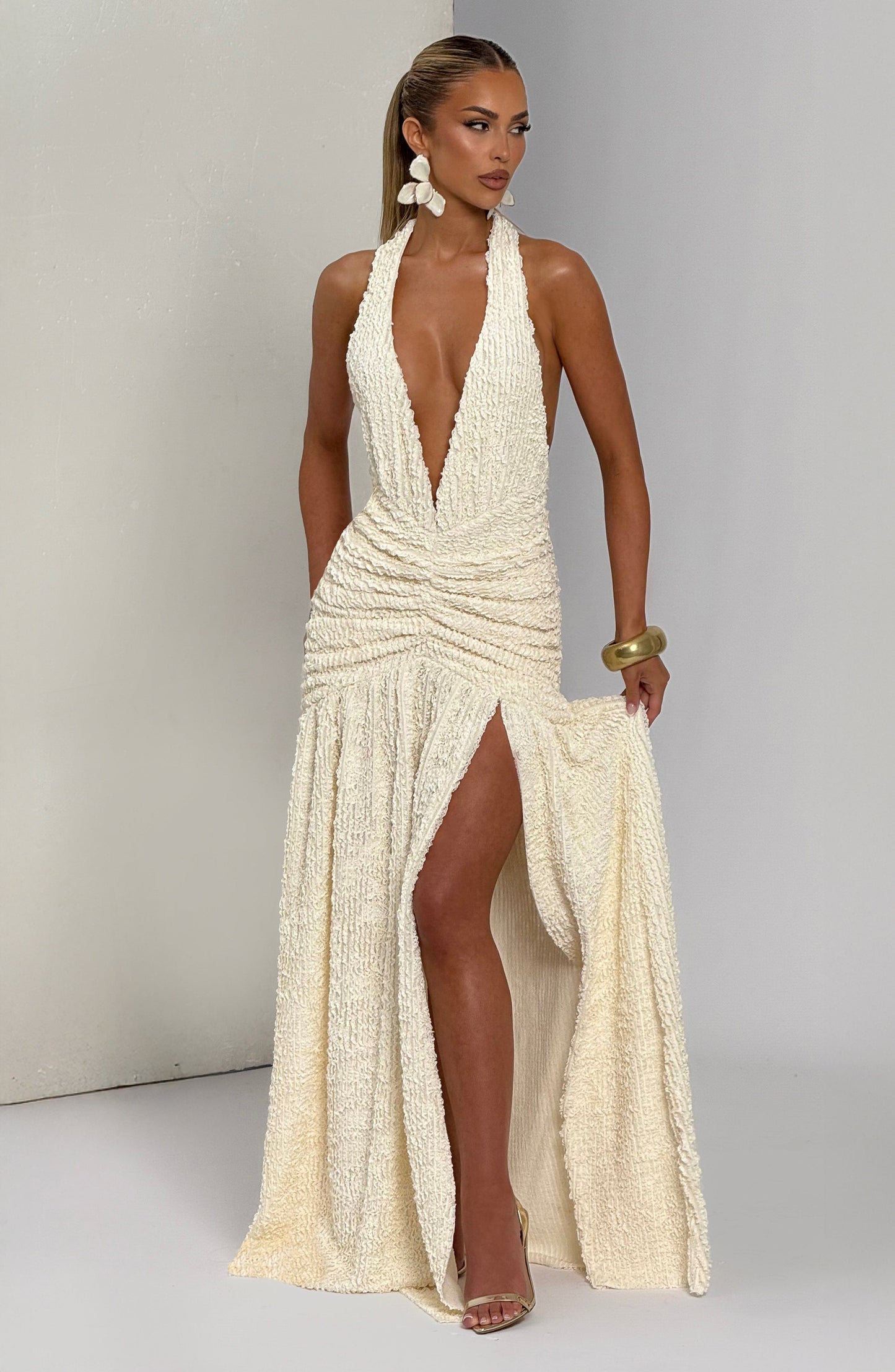 Minerva Maxi Dress Ivory