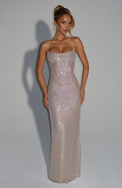 Mirabella Maxi Dress Nude