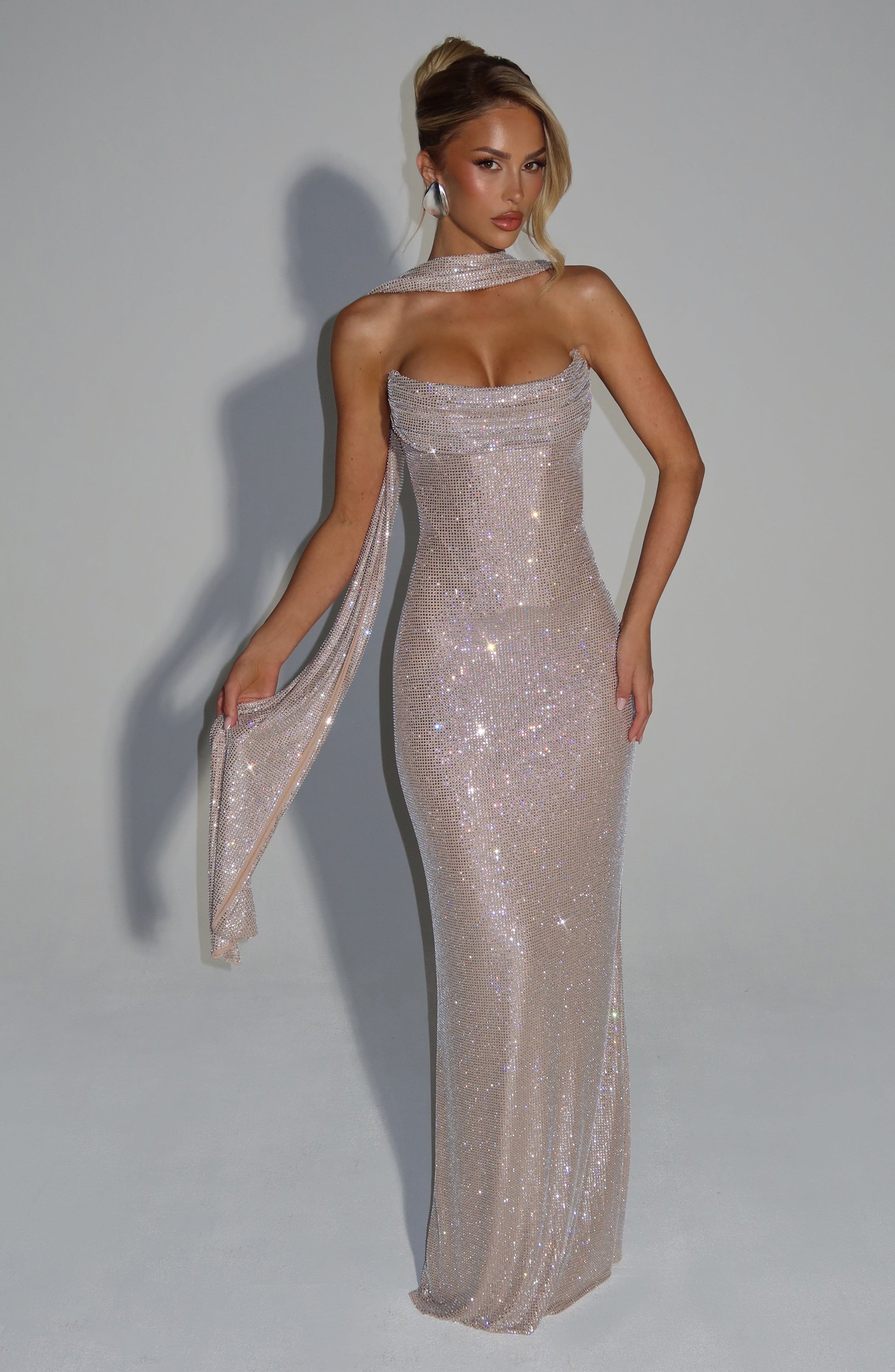 Mirabella Maxi Dress Nude