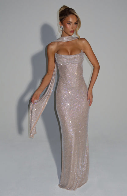 Mirabella Maxi Dress Nude