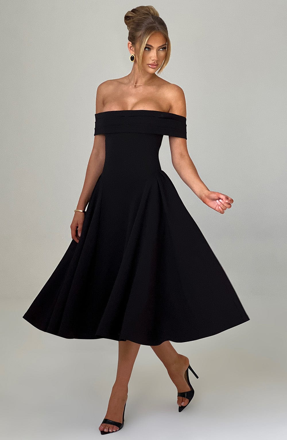 Miranda Midi Dress Black