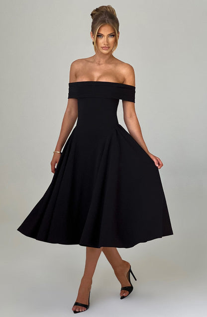 Miranda Midi Dress Black