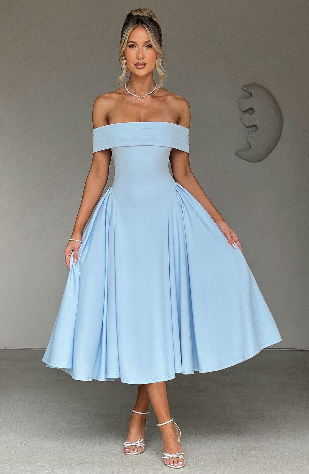 Miranda Midi Dress Blue