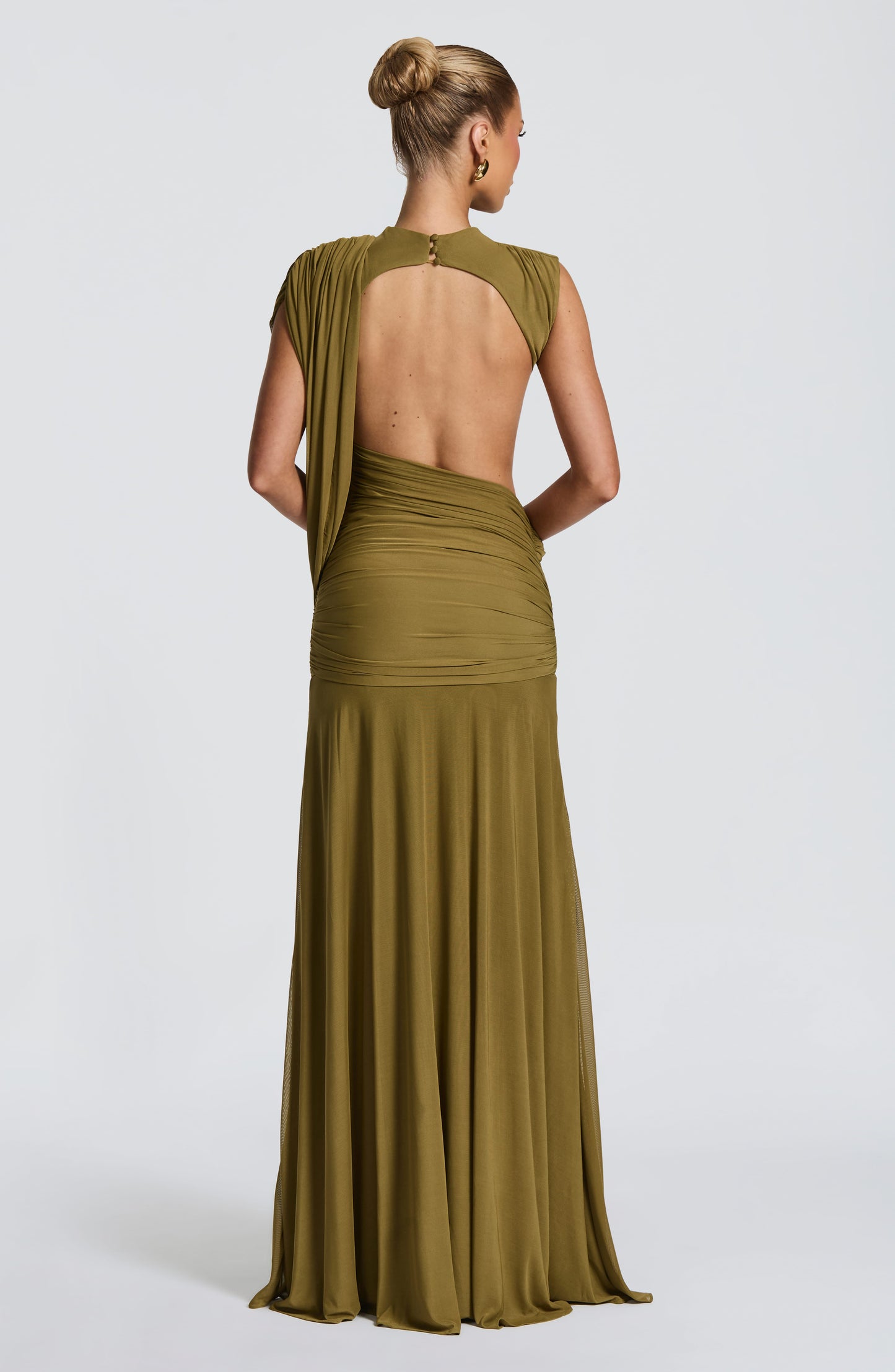 Mireya Maxi Dress Deep Olive