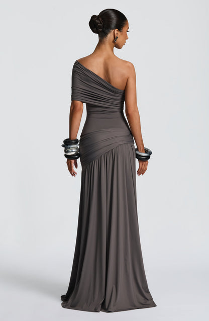 Monica Maxi Dress Charcoal