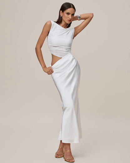 Monica Maxi Dress White