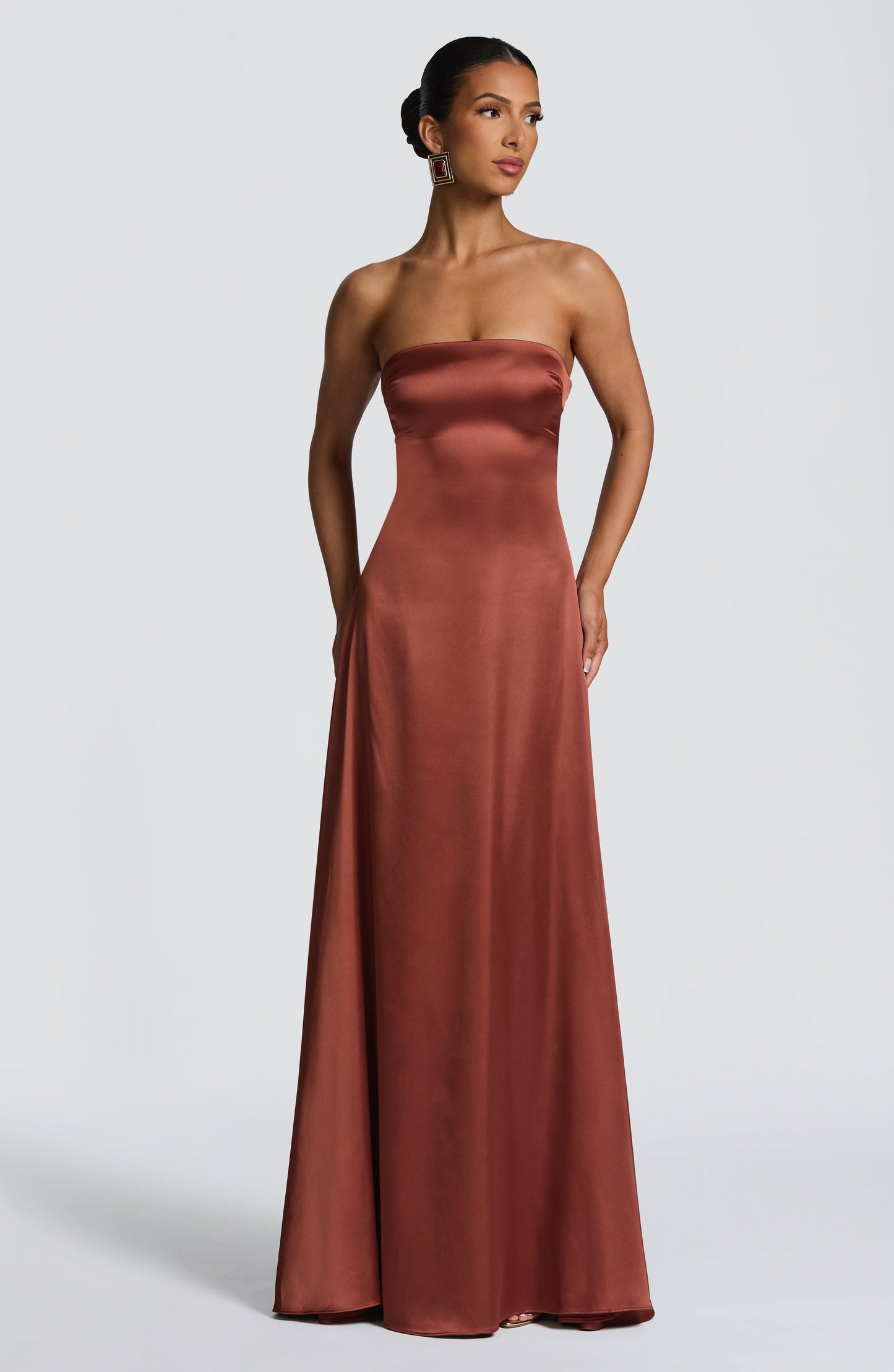Morven Maxi Dress Rust