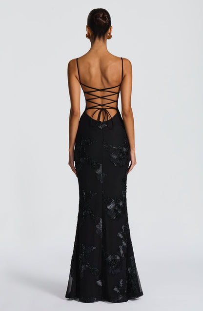 Velour Maxi Dress