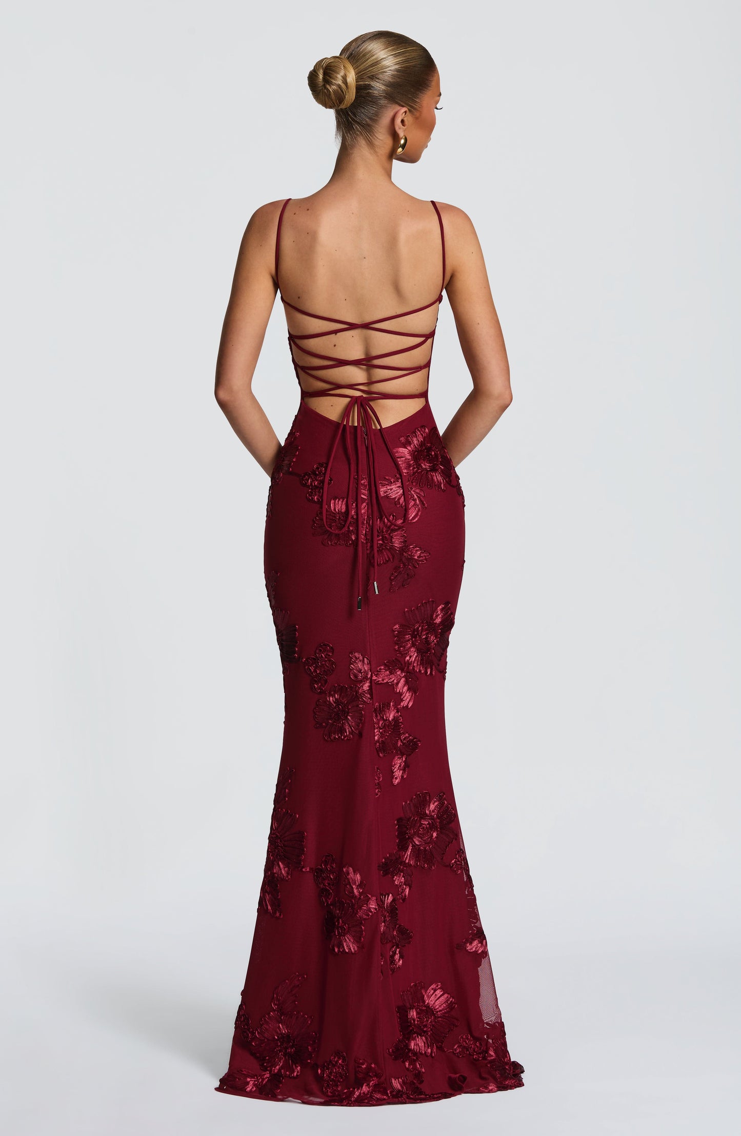 Nefertiti Maxi Dress Burgundy