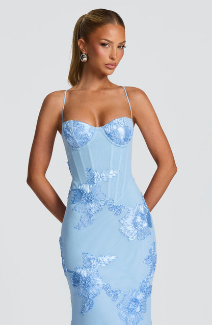 Nefertiti Maxi Dress Glacier Blue
