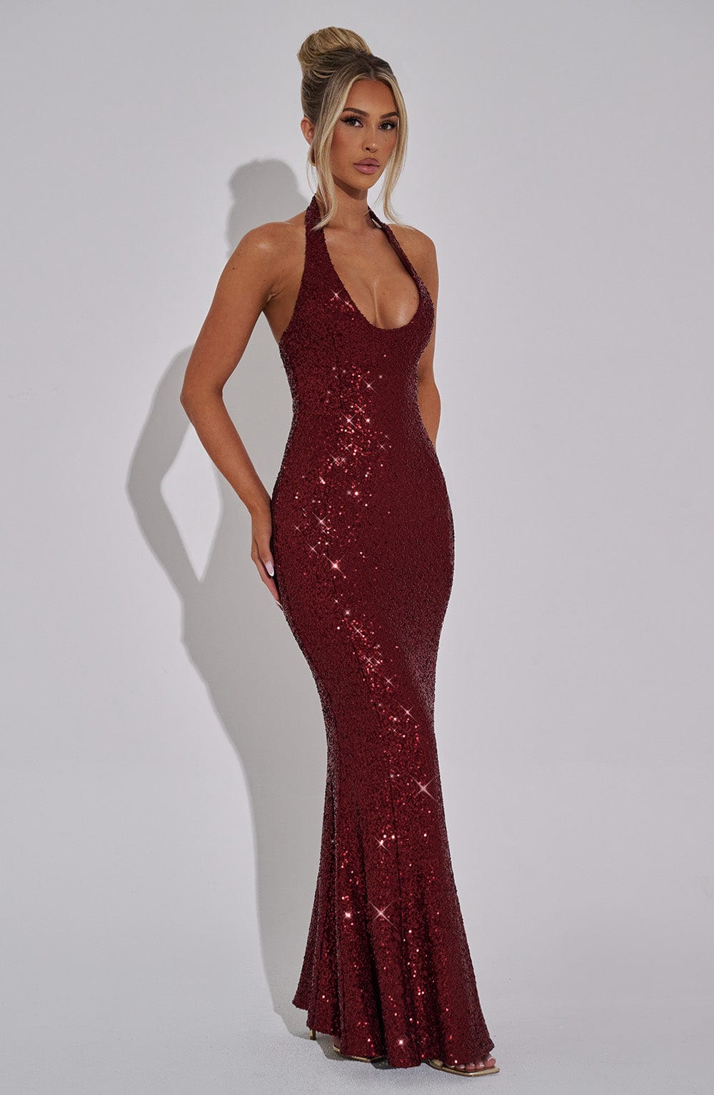 Odette Maxi Dress Wine