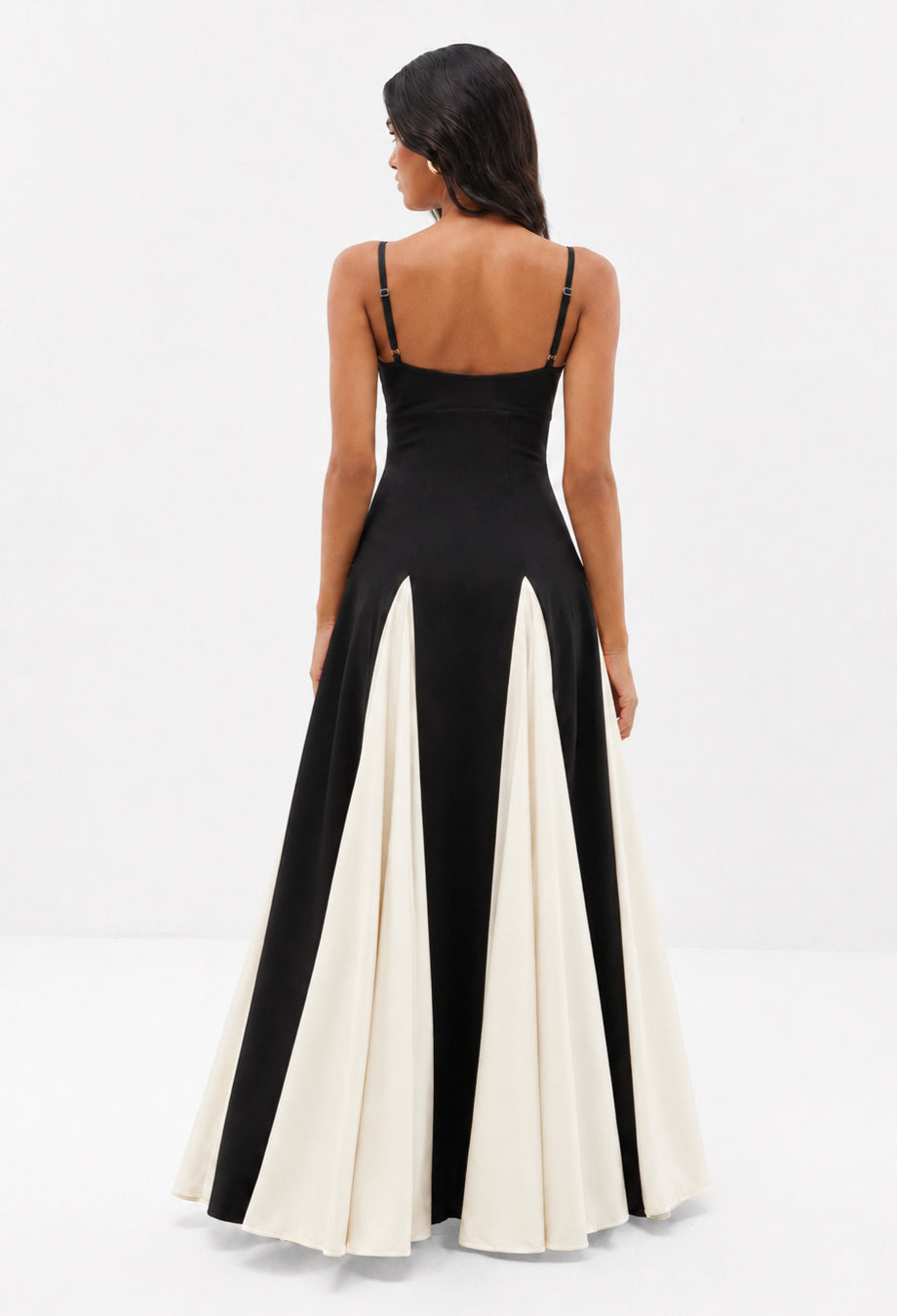 Paloma Black and White Maxi Dress