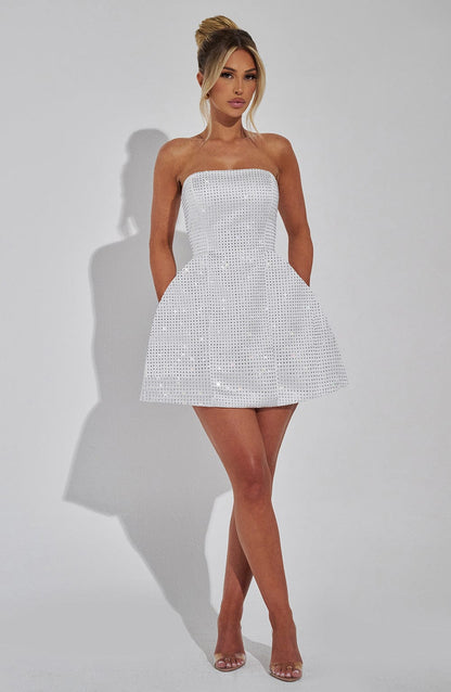 Paloma Mini Dress Ivory
