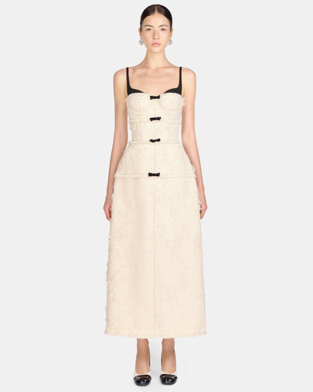 Prim Midi Dress Ivory