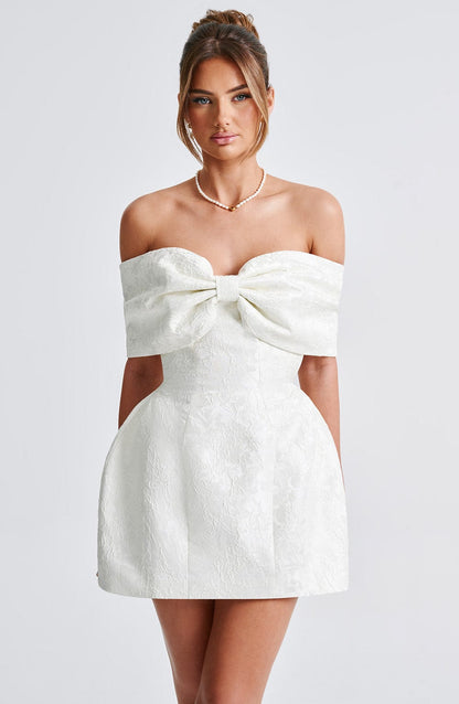 Raquel Mini Dress Ivory