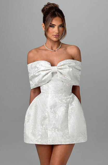 Raquel Mini Dress Ivory