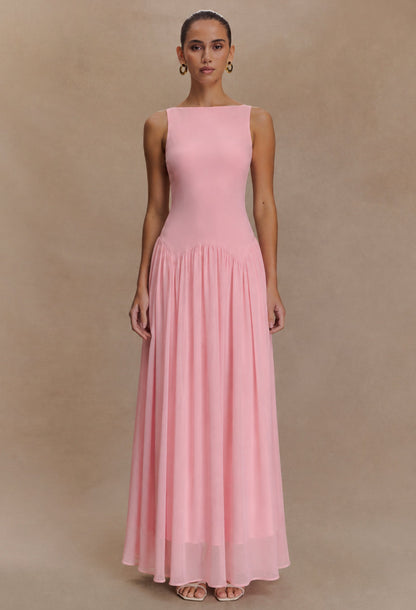 Camella Midi Dress Pink