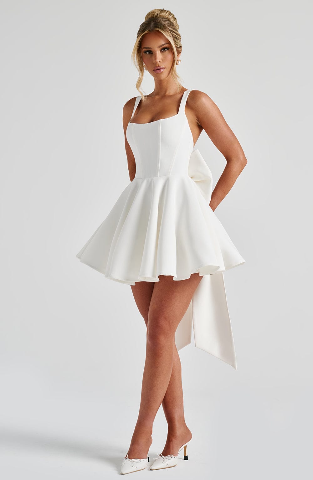 Rue Mini Dress Ivory