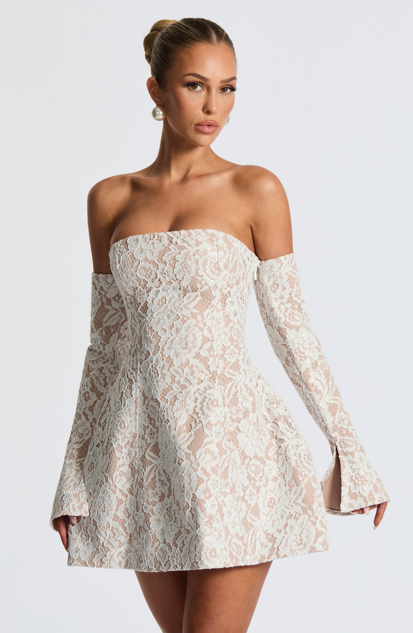 Salone Mini Dress Ivory