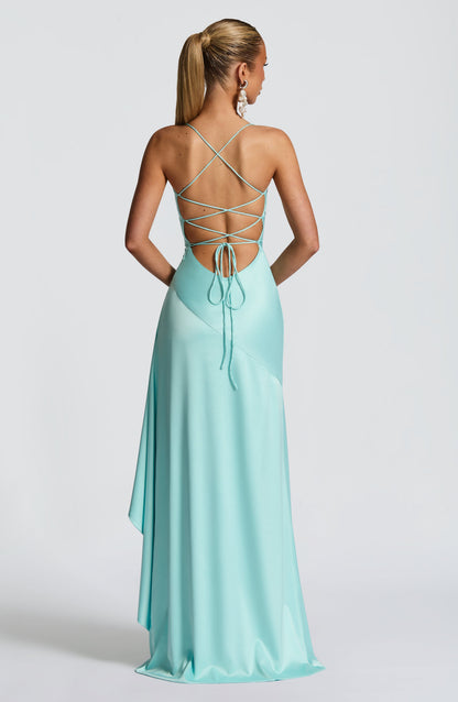 Samira Maxi Dress Aqua