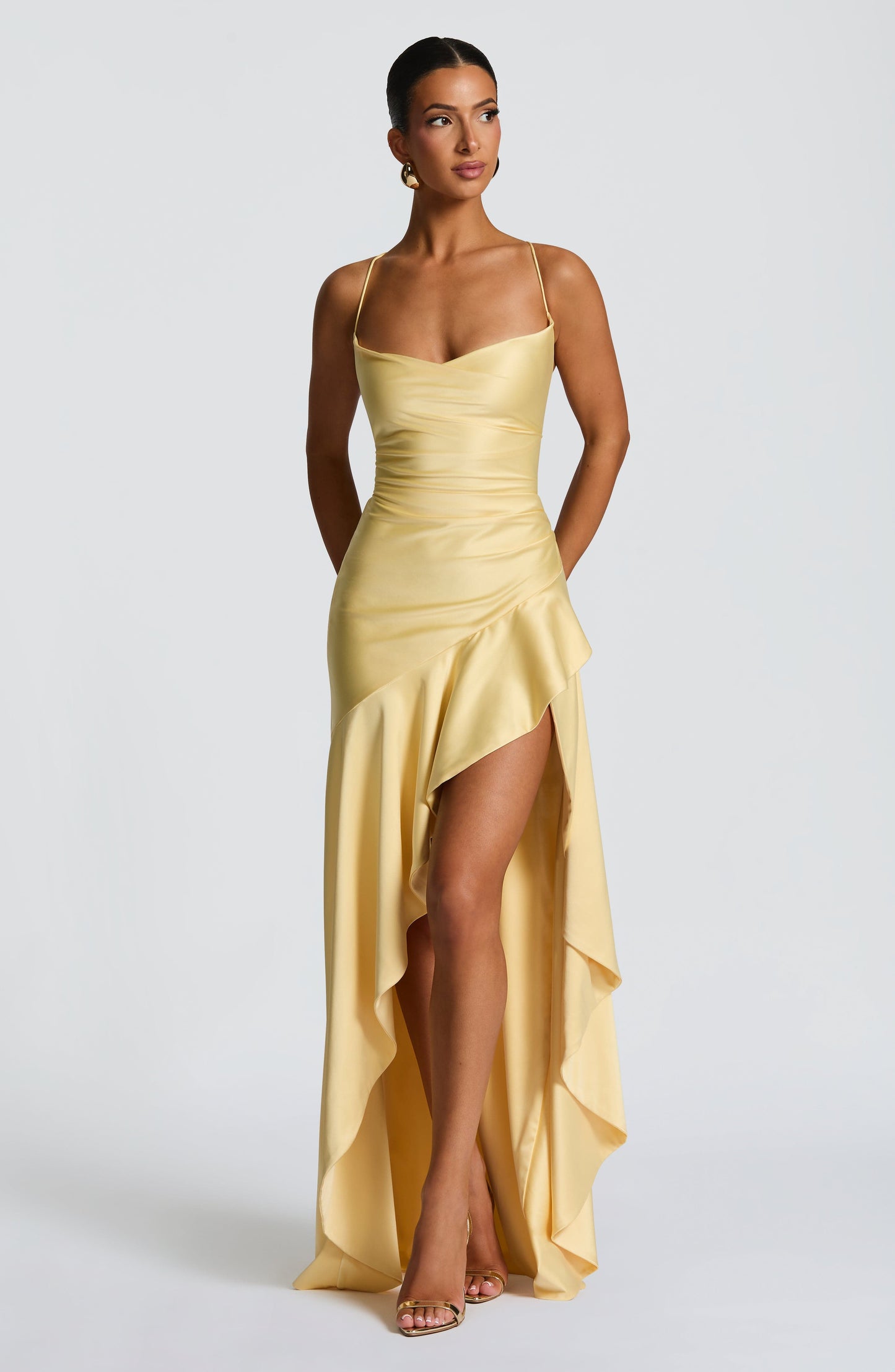 Samira Maxi Dress Lemon