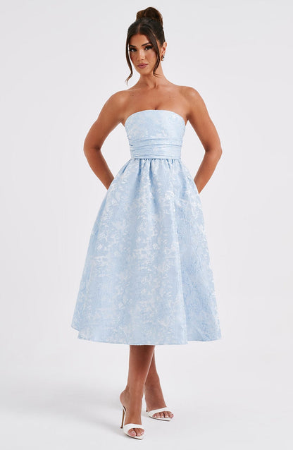 Saoirse Midi Dress Blue