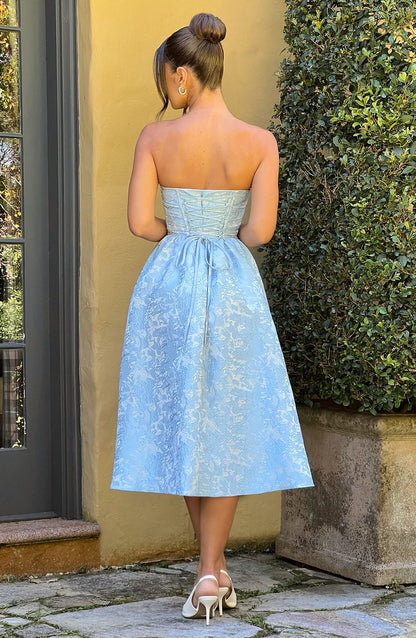 Saoirse Midi Dress Blue