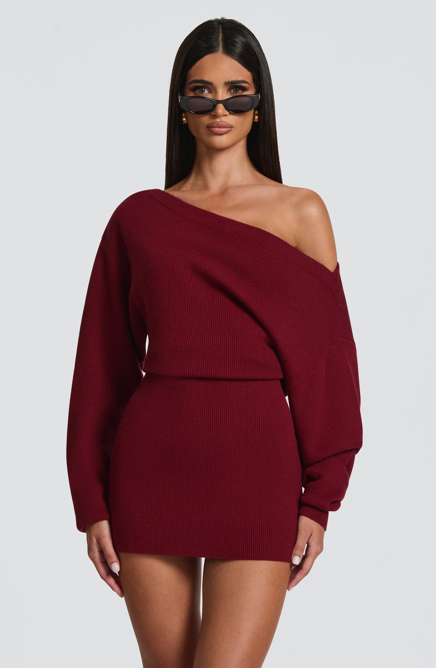 Sawyer Mini Dress Burgundy
