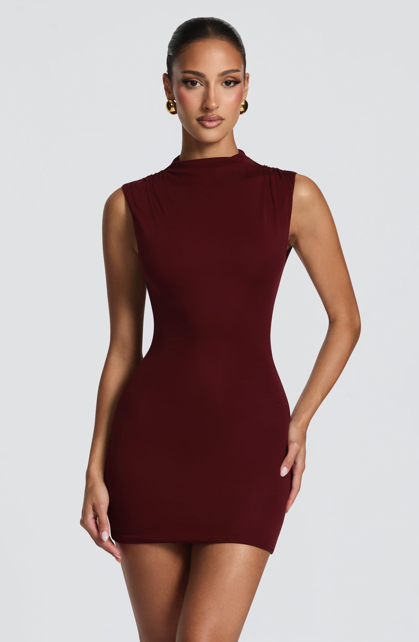 Soline Mini Dress Cherry Lacquer