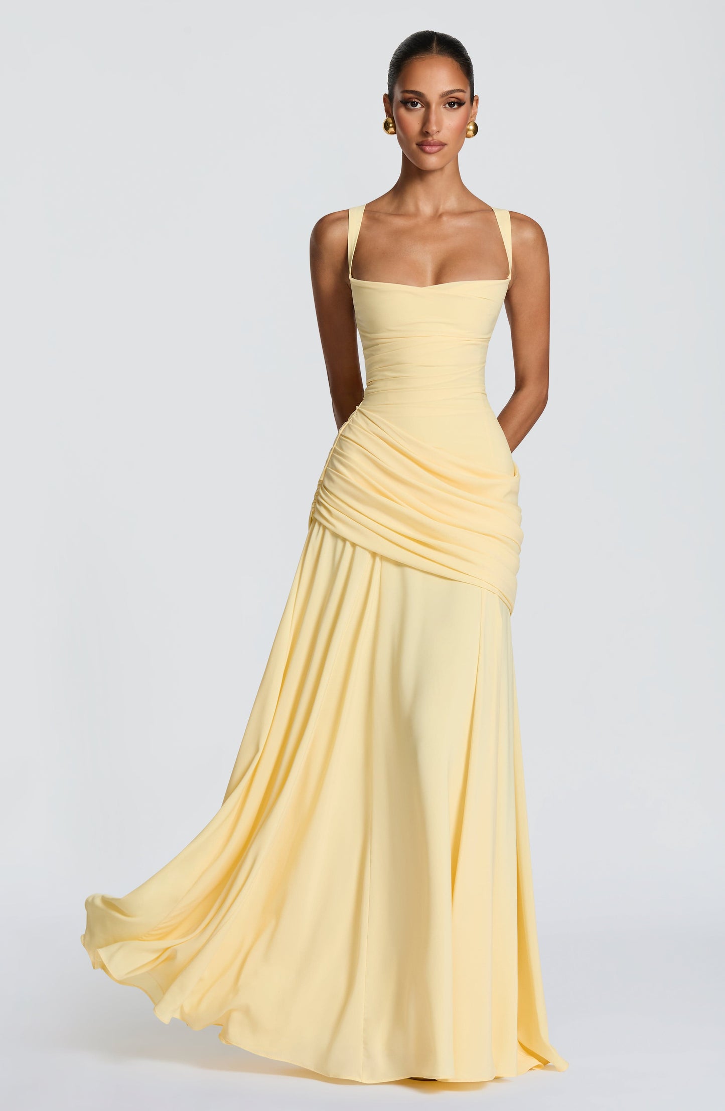 Sura Maxi Dress Lemon