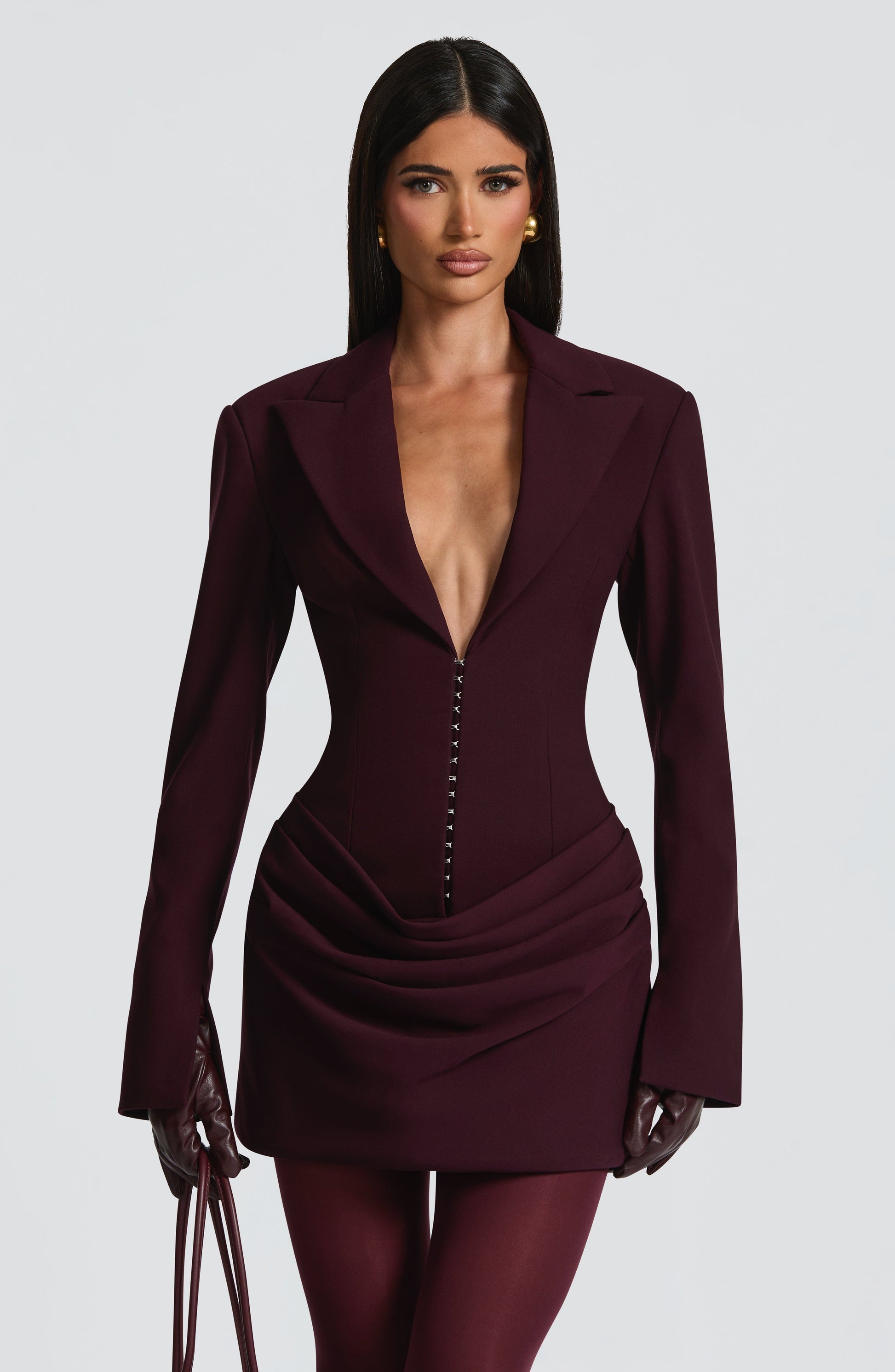 Susie Mini Dress Plum