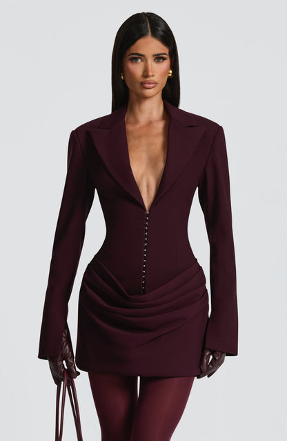 Susie Mini Dress Plum