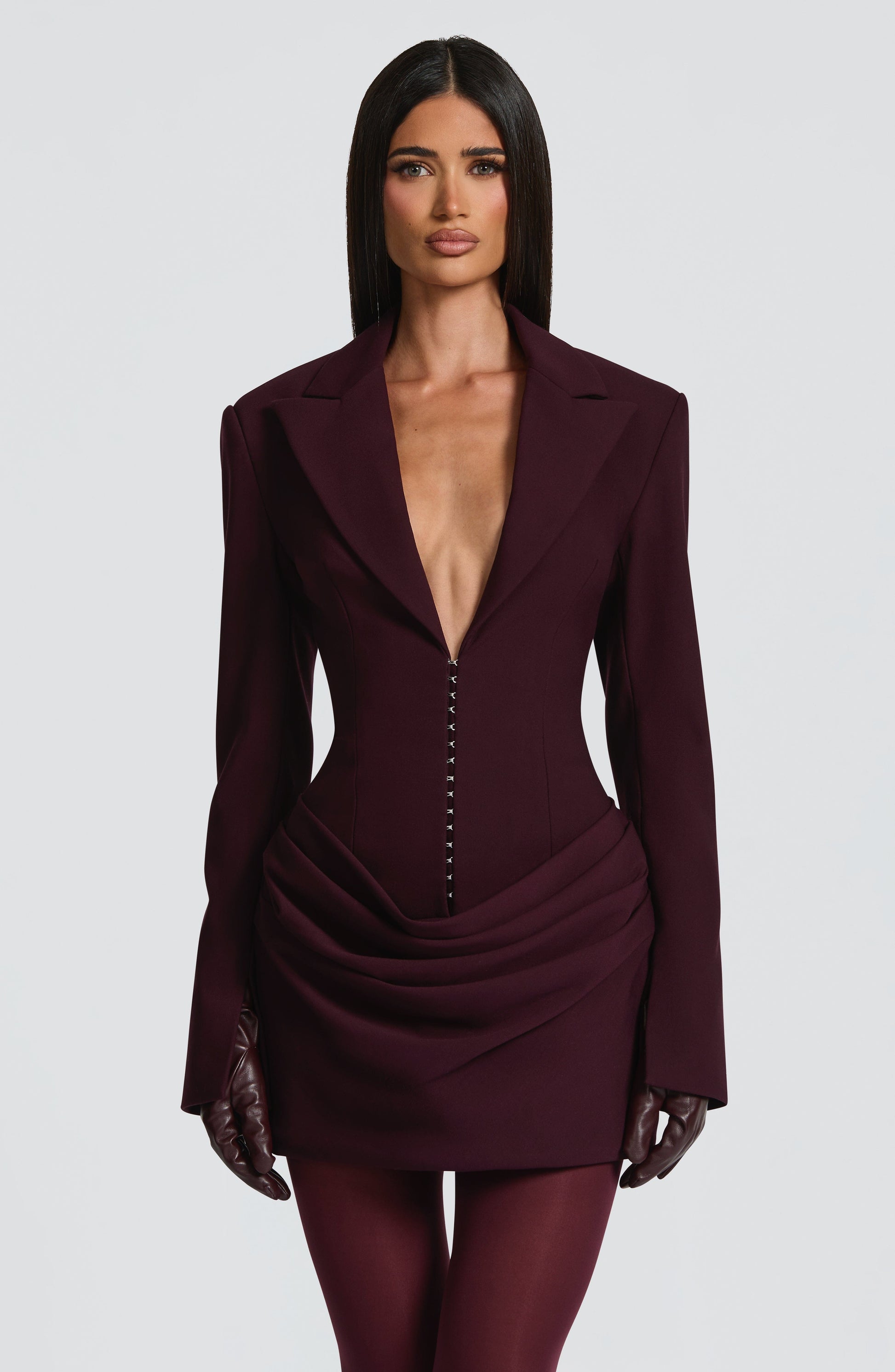 Susie Mini Dress Plum
