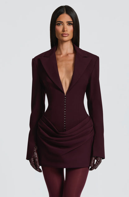 Susie Mini Dress Plum