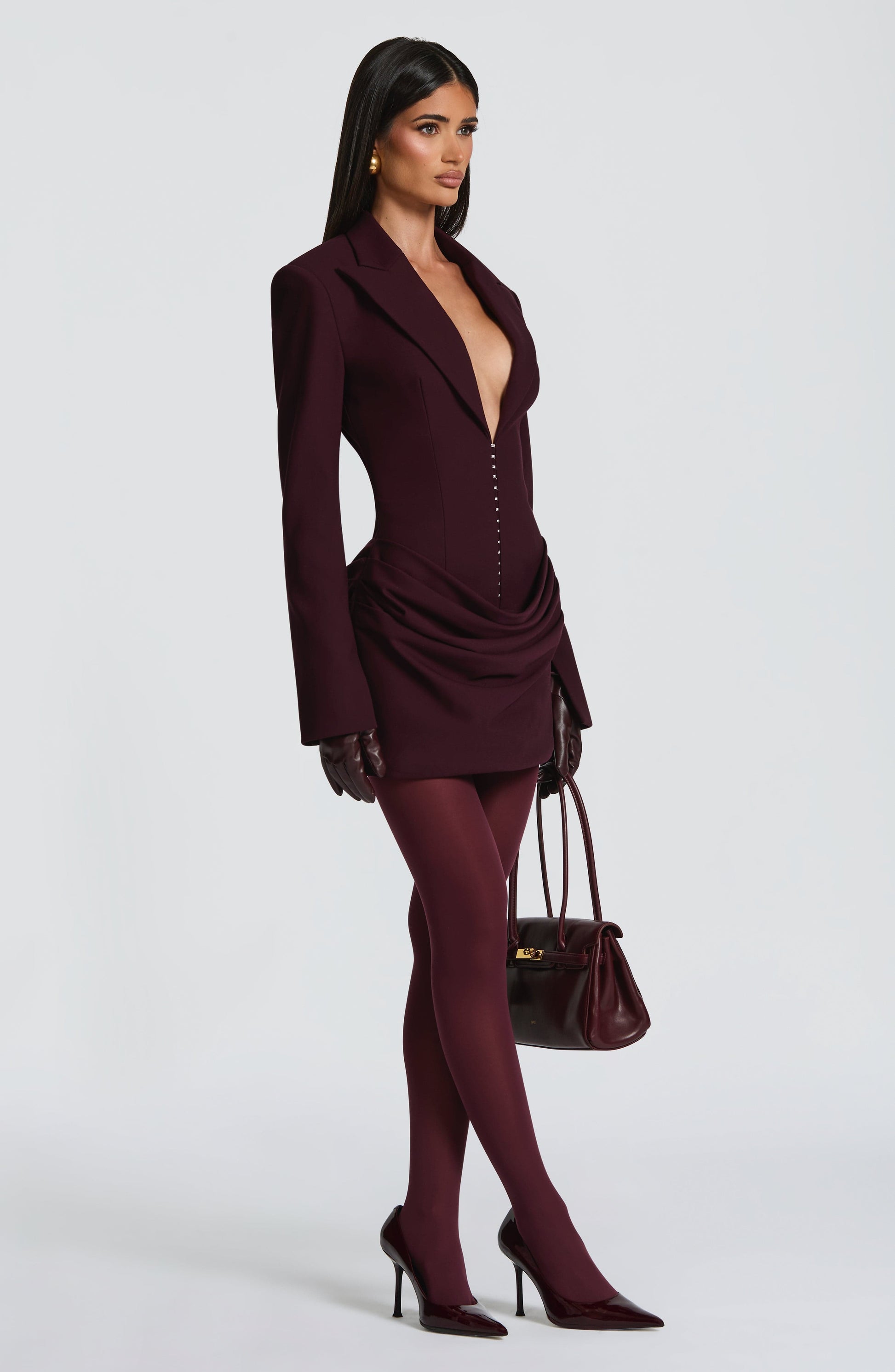 Susie Mini Dress Plum