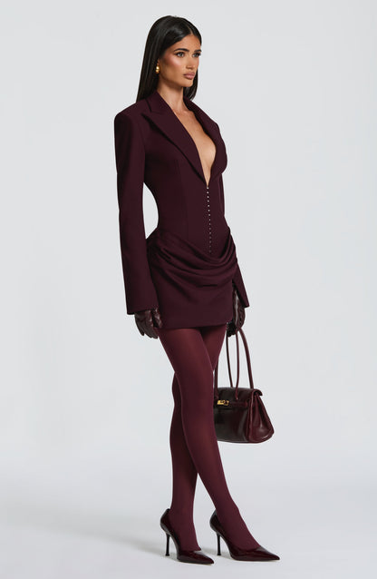 Susie Mini Dress Plum