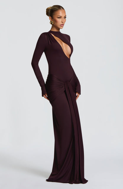 Tahnee Maxi Dress Plum