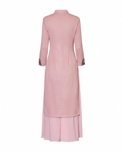 Thala Modernized Áo Dài Dress Pink