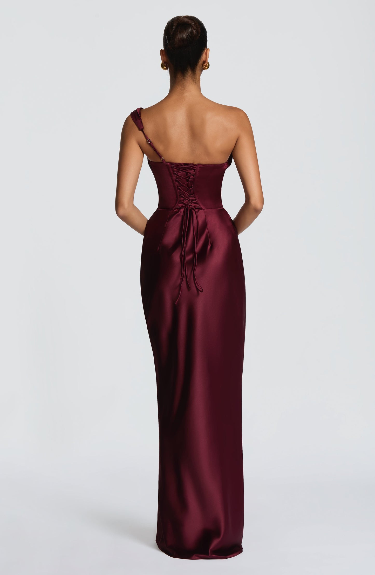 Thalassa Maxi Dress Cherry Lacquer