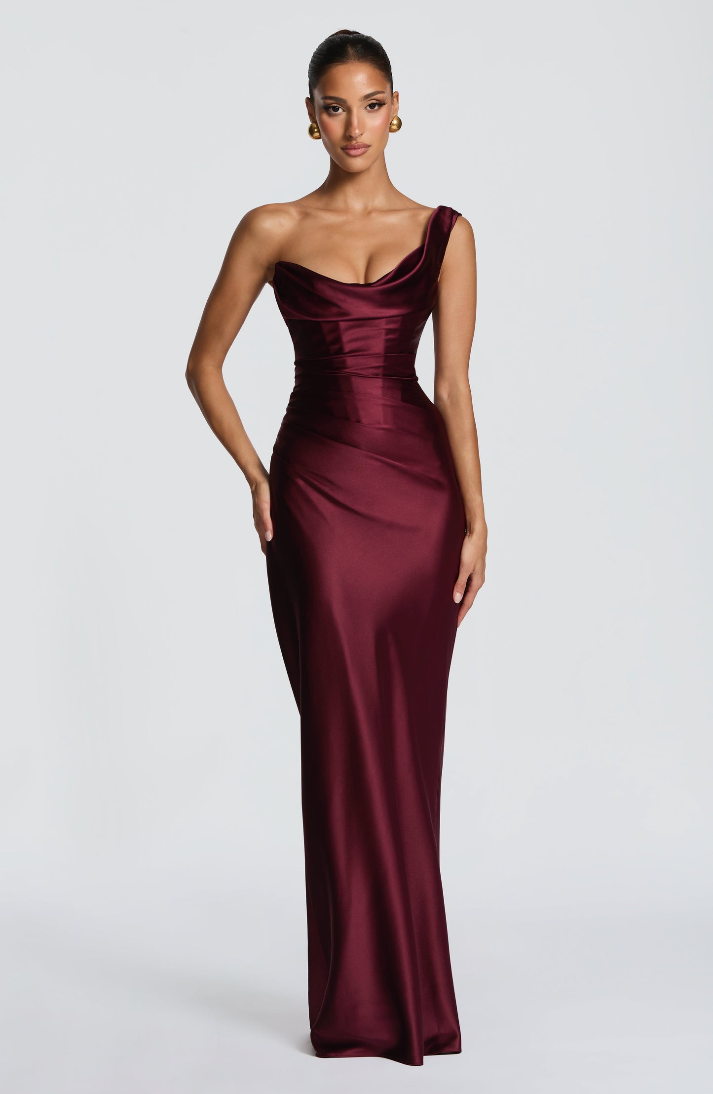 Thalassa Maxi Dress Cherry Lacquer
