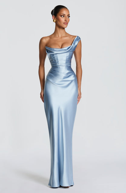 Thalassa Maxi Dress Glacier Blue