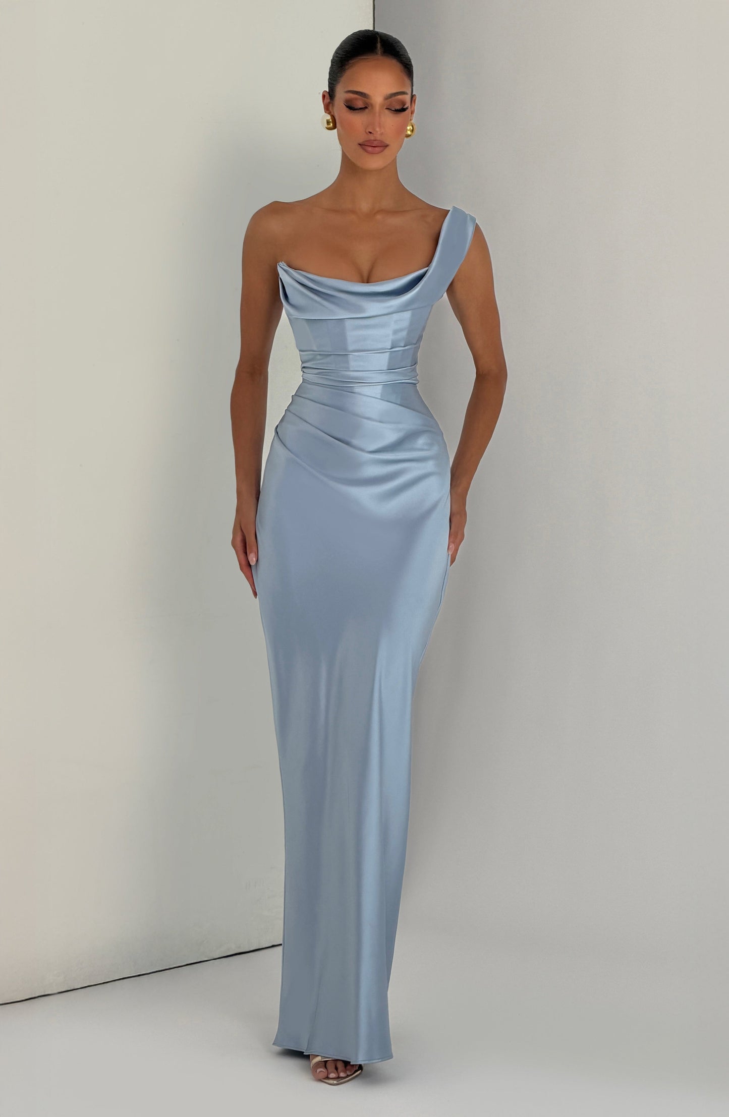 Thalassa Maxi Dress Glacier Blue